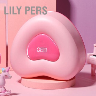 Lily Pers เครื่องเป่าเล็บเจล Uv รูปหัวใจ 280W 3 ตัวจับเวลา 53 ชิป