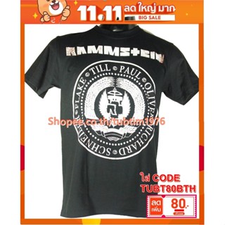 เสื้อวง Rammstein เสื้อวงดังๆ วินเทจ เสื้อวินเทจ  RSN1606