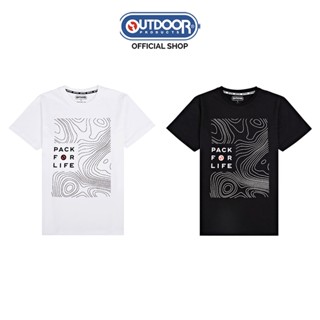 OUTDOOR PRODUCTS U PACK FOR LIFE GRAPHIC TEE เสื้อยืดคอกลม เสื้อยืดแขนสั้น Style ODUTS