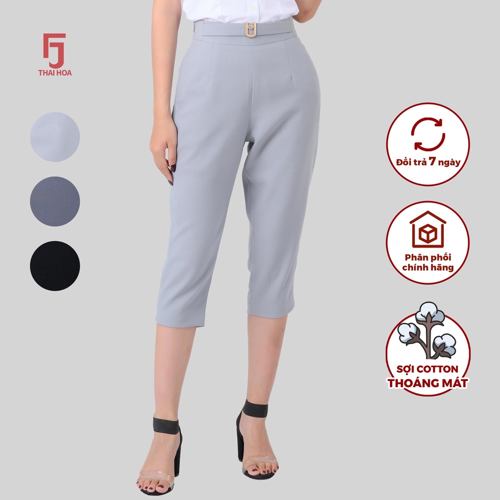 กางเกงขาสั้นผู้หญิง Thai Hoa ทุกสี N1C808