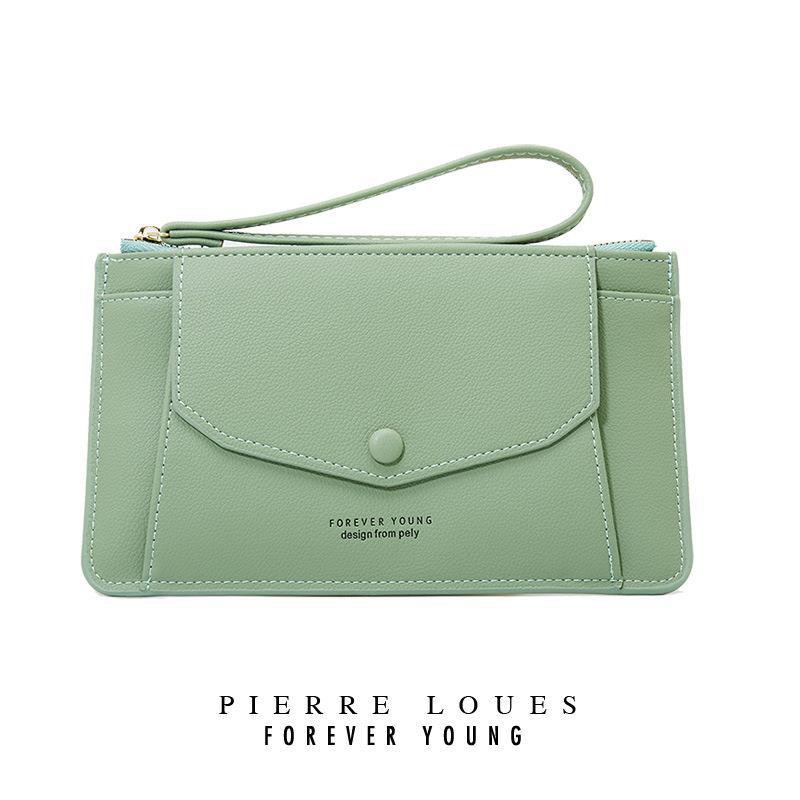 FY 825-20-1กระเป๋าใบยาวผู้หญฺิง Forever young มีคล้องมือ Pierre Loues กระเป๋านามบัตร