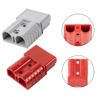 แอนเดอร์สันปลั๊ก 12-6AWG 48x37 มม. X 16 มม. 50A 600V Joint Plug รถยกขวดไฟฟ้า 50A ชายกับหญิงปลั๊กไม่มีขั้วทองแดงเงินคุณภาพสูง