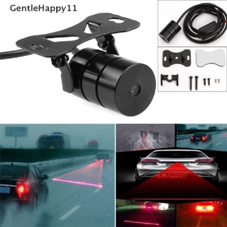 Gentlehappy ไฟตัดหมอก LED เลเซอร์ สีแดง ป้องกันการชน สําหรับรถยนต์
 .