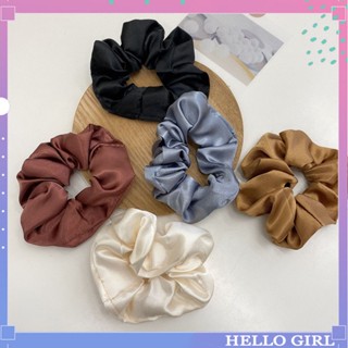 ที่คาดผมชีฟองสีทึบยืดหยุ่นสําหรับผู้หญิง HELLO GIRL JEWELRY