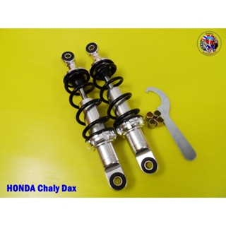 Honda Chaly Dax CF50 CF70 ST50 ST70 Rear Shock Set "Black Spring"  230mm.