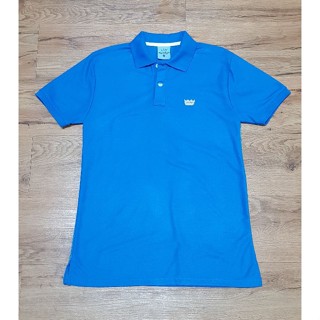 เสื้อโปโล ผู้ชาย Polo Shirt Men ยี่ห้อ Two play ไซส์ L ของใหม่ สีน้ำเงิน ลายปักที่หน้าอก สวยมาก