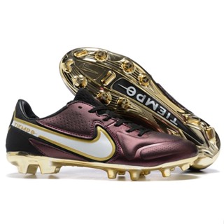 Kasut Bola Sepak Tiempo Legend 9 Elite FG รองเท้าฟุตบอลหนัง เบาพิเศษ สําหรับผู้ชาย ไซซ์ 39-45 ส่งฟรี