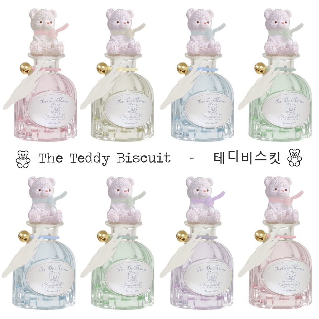 TORIAROMA | รุ่น The Teddy Biscuit 🐻🐨🐼🐻‍❄️ ขนความน่ารักสดใสฟรุ้งฟริ้งตะมุตะมิมาเต็มขวด ขนาด 40ml. random สีไปให้น๊าา