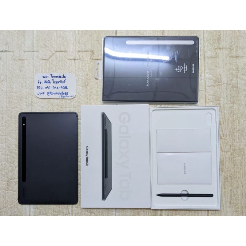 ขาย / เทิร์น Samsung Galaxy Tab S8 Wifi ศูนย์ไทย สภาพใหม่เอี่ยม อุปกรณ์ครบยกกล่อง พร้อม Book Cover Keyboard