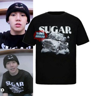 เสื้อยืด พิมพ์ลาย Tressure Hyunsuk SUGAR Car DTF สําหรับผู้ชาย