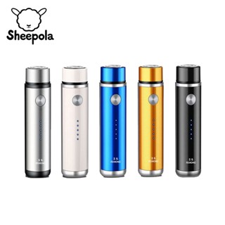 SHEEPOLA เครื่องโกนหนวดไร้สาย เครื่องกำจัดขน ที่โกนหนวด ที่กันคิ้ว ชาร์จด้วย USB ที่โกนหนวดไฟฟ้า เครื่องโกนหนวดมินิ