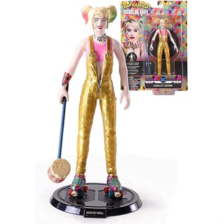 Harley Quinn Birds of Prey with Mallet Bendyfig Action Figure Noble Collection