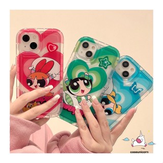 เคสโทรศัพท์มือถือแบบนิ่ม TPU ใส กันกระแทก ลายการ์ตูนเด็กผู้หญิงน่ารัก หัวใจ สําหรับ iPhone 11 14 13 12 Pro MAX XR 7plus 7 8 6 6S Plus X XS MAX