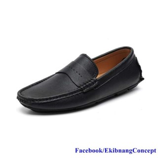 รองเท้าหนังแท้ทรง All-Match Loafers สินค้าส่งออก