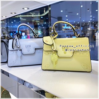 LYN กระเป๋าสะพายข้าง LYN รุ่น Fineness Re-Edit Xs Embossed Top Handle Bag LL22WBF300 แท้จากชอป พร้อมอุปกรณ์