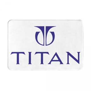 Titan (2) พรมเช็ดเท้า ผ้าสักหลาด กันลื่น ดูดซับน้ํา แห้งเร็ว 16x24 นิ้ว สําหรับห้องน้ํา พร้อมส่ง