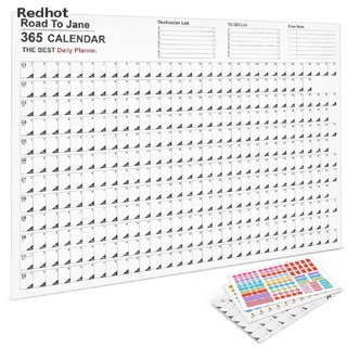 &lt;Redhot&gt; ปฏิทินรายปี 2023 แพลนเนอร์รายวัน แบบแขวน รายปี รายสัปดาห์ แพลนเนอร์ประจําปี จัดระเบียบ สํานักงาน ลดราคา