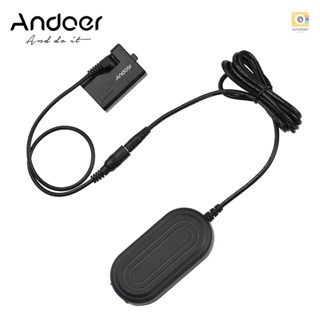 Andoer ACK-E10 AC Power Adapter Dummy Battery Coupler Charger Kit(Replacement for LP-E10) Compatible with  EOS Rebel T3/T5/T6/T7/T100/Kiss X50/Kiss X70/1100D/1200D/1300D/2000D