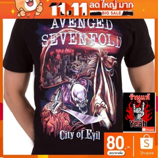 เสื้อวง Avenged Sevenfold เสื้อยืด อะเว็นจด์เซเวนโฟลด์ A7X เสื้อร็อค เสื้อทัวร์ เสื้อวินเทจ RCM1147