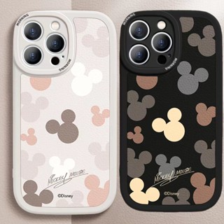 เคสโทรศัพท์มือถือหนัง TPU ลายมิกกี้เมาส์ สําหรับ iPhone 14 14pro 14Plus 14prm 13 13pro 13prm 11 7Plus 8Plus Xr XS 12 Pro Max