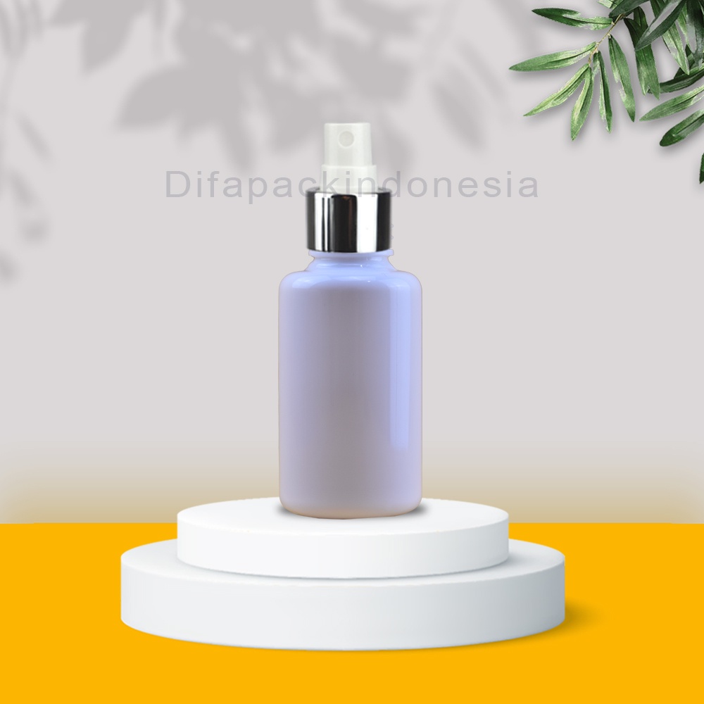 60Ml คอเงินเงา Body Pth Tubular ขวดสเปรย์เครื่องสําอาง