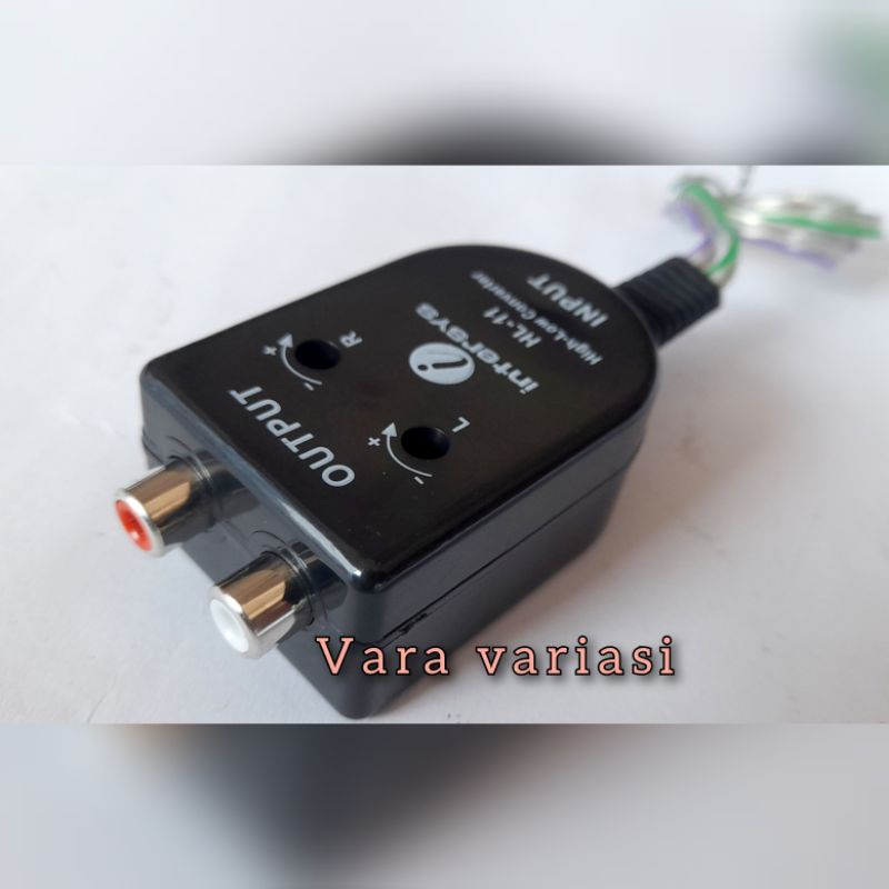RCA CONVERTER ADAPTER RCA INTERSIS / HIGH TO LOW CONVERTER RCA