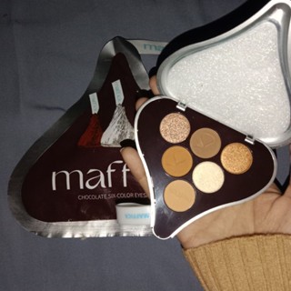 **ของแท้** อายแชโดว์ maffick สีช็อคโกแลต