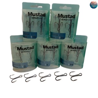 เบ็ดสองทาง Mustad - รุ่น ULTRAPOINT 78166 ตัวเบ็ด  ตาเบ็ด size 2 , 1 , 1/0 , 2/0 ,3/0