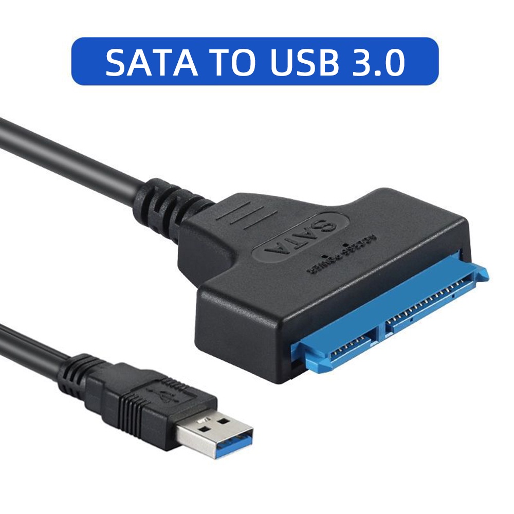 BENOSEM สายเคเบิล Sata เป็น USB 3.0 2.0 เป็น 6Gbps สําหรับฮาร์ดไดรฟ์ภายนอก HDD SSD Sata 3 22 Pin USB 3.0 เป็น Sata III 2.5 นิ้ว