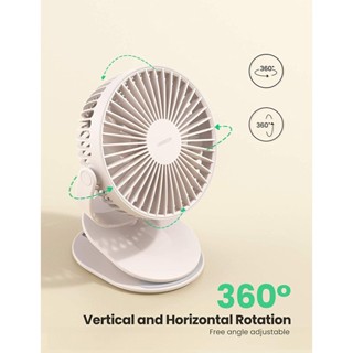 UGREEN 80907 USB-C Multifunctional Desk Fan มีแบตในตัว