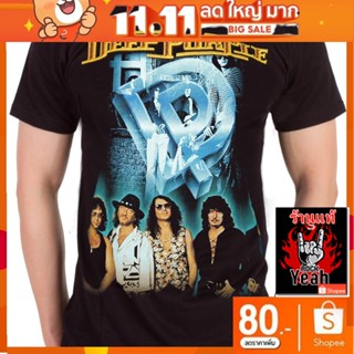 เสื้อวง Deep Purple เสื้อผ้าแฟชั่น ดีปเพอร์เพิล เสื้อคอฟิต แฟชั่น เสื้อวินเทจ RCM504