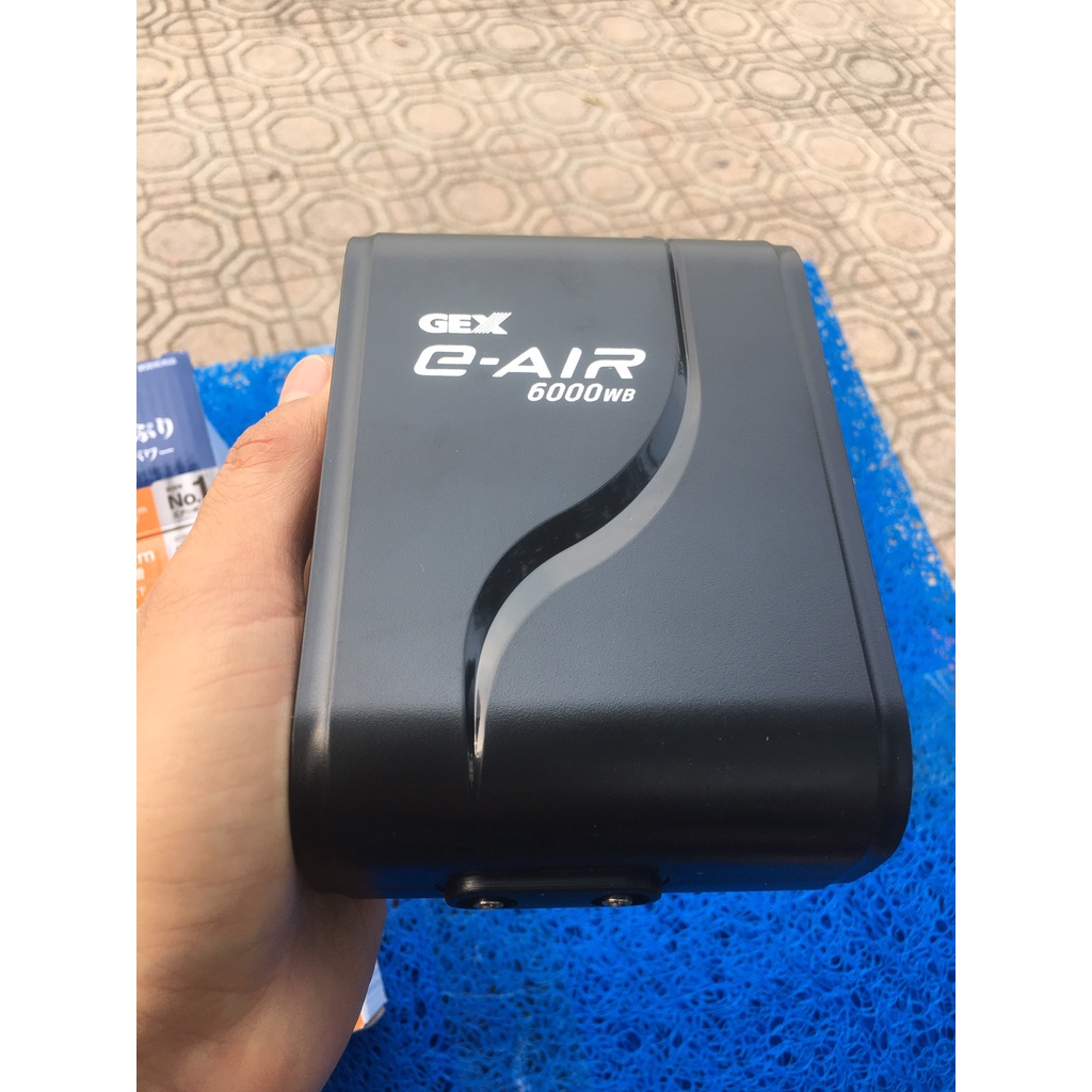 OXY เครื่องกําเนิดแก๊ส OXYGEN ของแท้ GEX E-AIR 6000WB 2 หัว เงียบสุดๆ ทนทานสุดๆสําหรับตู้ปลา