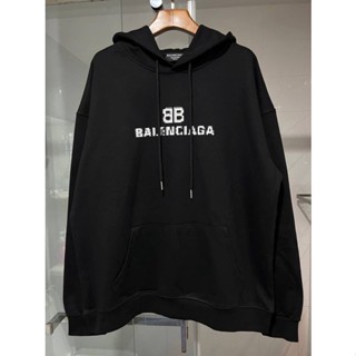 เสื้อแขนยาว บาเลนเซียก้า BB pixel hoodie Size M-XL