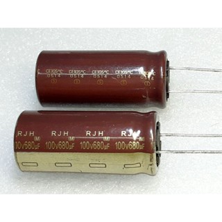 Elna RJH 680uf 100v Capacitor ตัวเก็บประจุ คาปาซิเตอร์