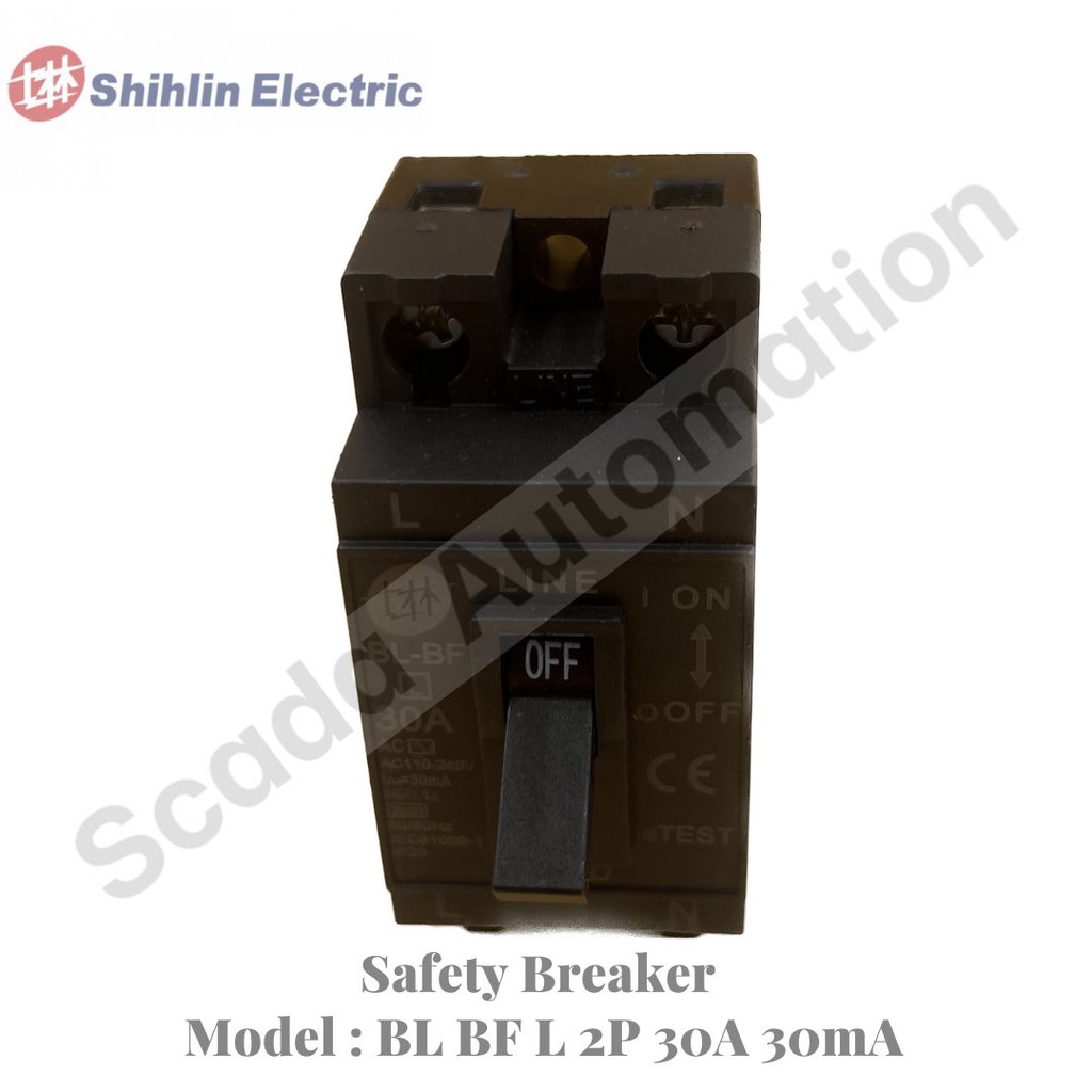 BL BF L 2P 30A 30mA SHIHLIN ELECTRIC