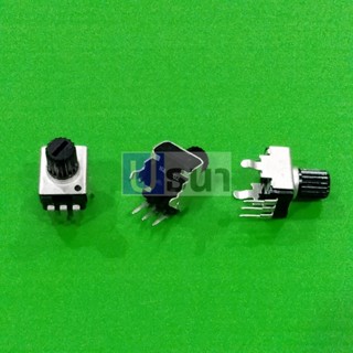 โพเทนชิโอมิเตอร์ Potentiometer วอลลุ่ม VR ปรับค่า RV09 Vertical 3 ขา B102 ถึง B504 #RV09 แนวตั้ง 8.5mm (1 ตัว)