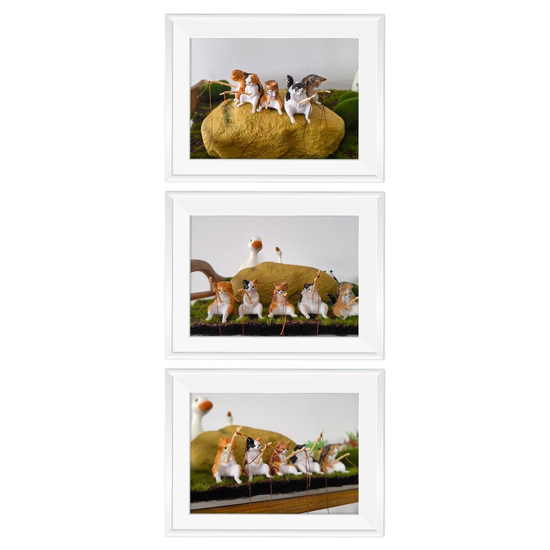 ตุ๊กตาหญ้า สําหรับตกแต่งตู้ปลา