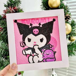 SANRIO ภาพวาดปักเพชรครอสติส รูปซานริโอ้ แฮนด์เมด Diy สําหรับเด็ก