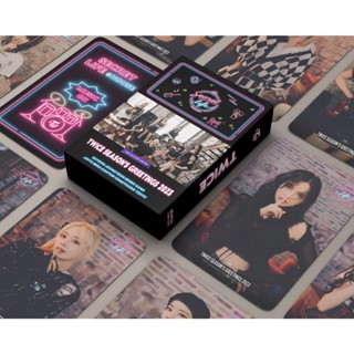 Twice TWICE Seasons Greetings 2023 อัลบั้มโฟโต้การ์ด TWICE4 Between 1&amp;2 Celebrate &amp; FORMULA OF LOVE Lomo Card โปสการ์ด 55 ชิ้น/กล่อง