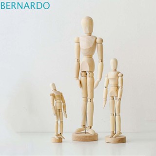 Bernardo ของเล่นไม้ ฟิกเกอร์วาดภาพ 4.5 5.5 8 นิ้ว ขยับได้ สําหรับร่างภาพ