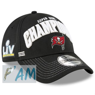 หมวกใหม่ แท้ Tampa Bay Buccaneers New Era Super Bowl LV Champions Locker Room 9FORTY Snapback Adjustable Hat - Black