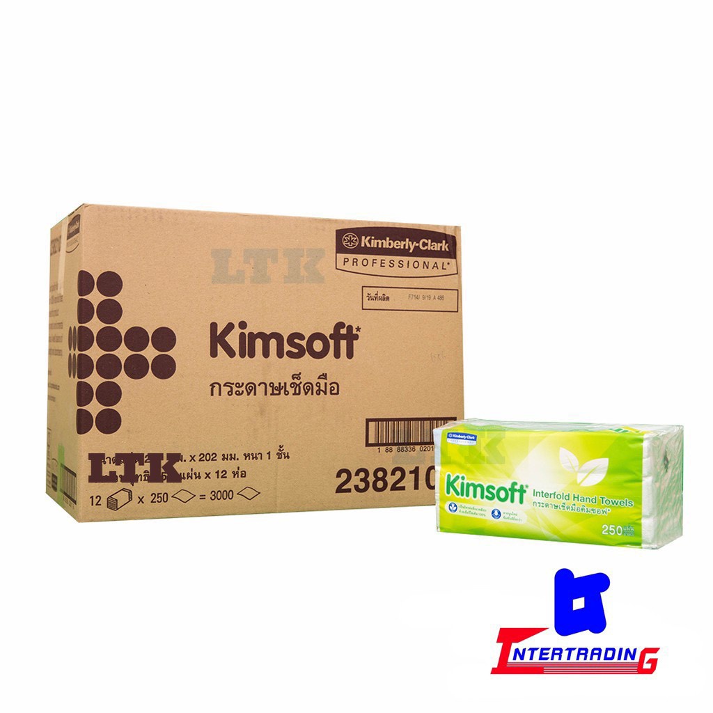 กระดาษเช็ดมือ Kimsoft หนา 1ชั้น ราคาประหยัด (บรรจุ 3,000แผ่น/ลัง) พร้อมส่ง💯💯Code:23821 - รูปที่ 2
