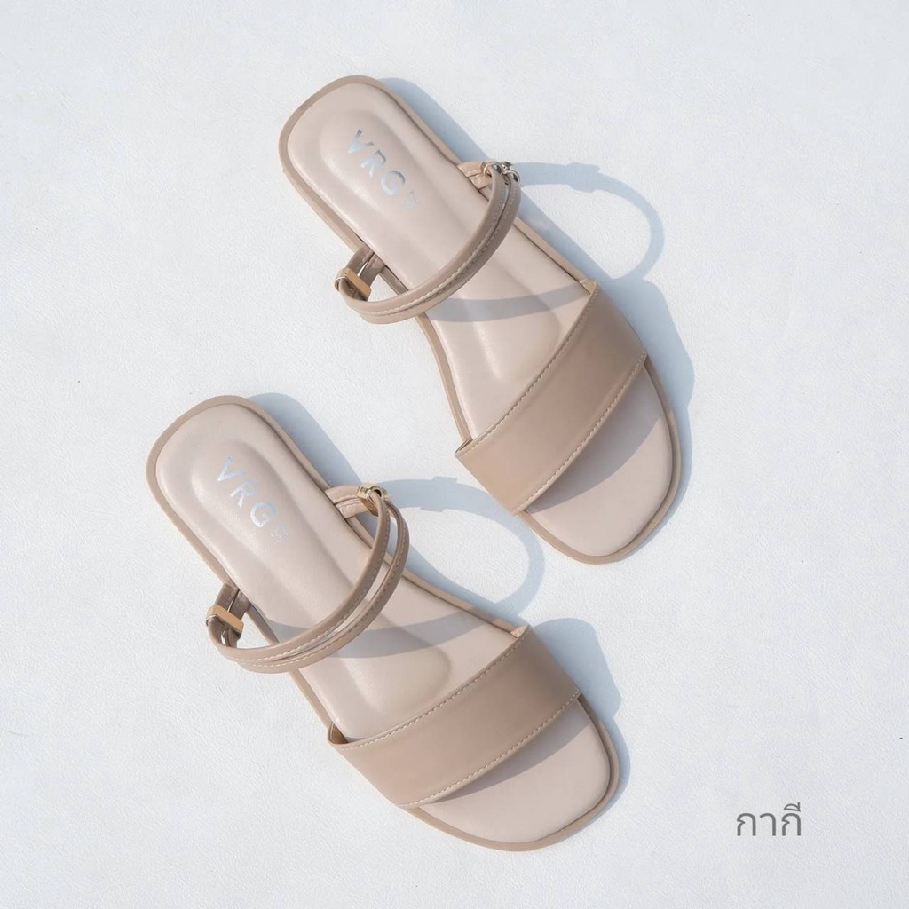 S.รุ่น OC รองเท้าแตะส้นแบน ใส่ได้2แบบ ทั้งรัดส้นและสวม แนะนำ+ไซต์ - รูปที่ 7