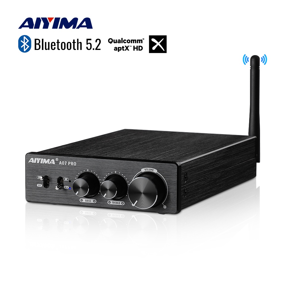 AIYIMA Audio A07 PRO TPA3255 Bluetooth Power Amplifier 2.0 Stereo Speaker Amplifier HiFi APTX Home A