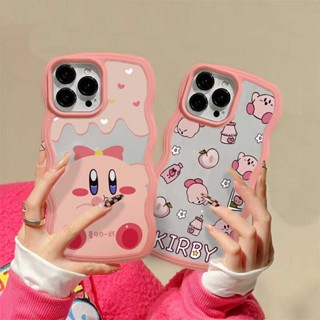 เคสโทรศัพท์มือถือ TPU ลาย Kirby Wave Edge สําหรับ OPPO A58 A78 A57 2022 A15 A16 A16K A54 A53 A12 A5S A7 A3S A11k A31 A52 A92 A94 A93 A37 F9 A1K A76 HOSTR