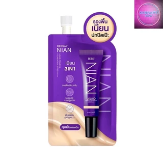 Deesay Nian Liquid Primer & Foundation ดีเซ่ย์ รองพื้นเนียน แบบซอง (5g.)
