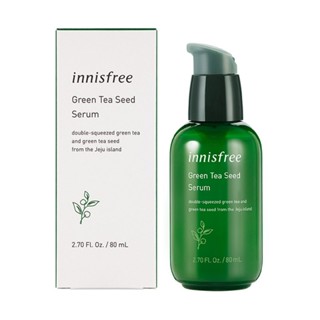 เซรั่มชาเขียวอ่อนโยน ลดการเกิดสิว Innisfree Green Tea Seed Serum 80ml (สูตรใหม่เข้มข้นกว่าเดิม)