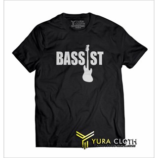 เสื้อยืด พิมพ์ลายโลโก้ Distro BASSIST PLAYERS Music BAND สําหรับผู้ชาย