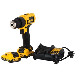 DEWALT สว่านกระแทกไร้สาย 10มม. 12V รุ่น DCD716C2K-B1 พร้อมแบตเตอรี่ 1.3Ah 2 ก้อน