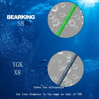 Bearking สายเบ็ดตกปลา PE X8 150 ม. เรียบพิเศษ สไตล์ญี่ปุ่น YGK